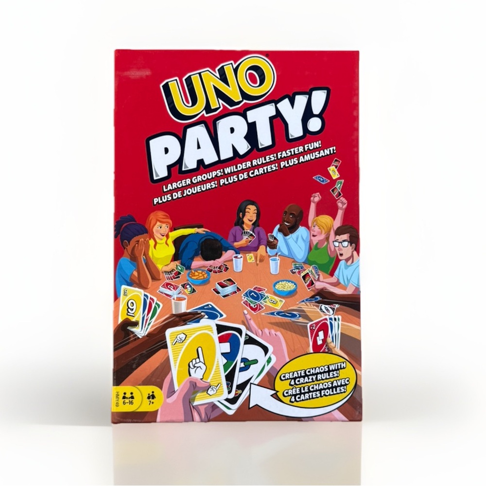 Rare Mattel Game UNO Party Card Game